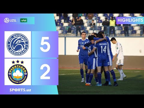 Navbahor 5:2 Paxtakor Qizil kartochka, gollar, qiziqarli va xavfli vaziyatlar HIGHLIGHTS