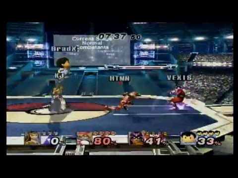 Smash Saturday #3 Project M Doubles - Vexis/Hitman vs KJ/BradX - Losers Quarters