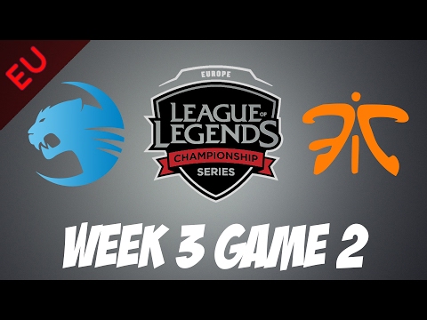 ROCCAT vs Fnatic | Game 2 | HIGHLIGHTS | EU LCS W3D3 2017 Spring split