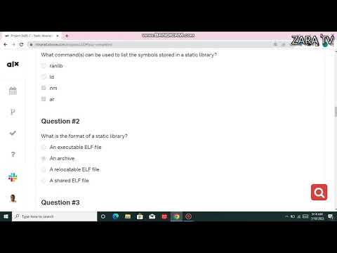0x09. C - Static libraries ALX quiz and answers