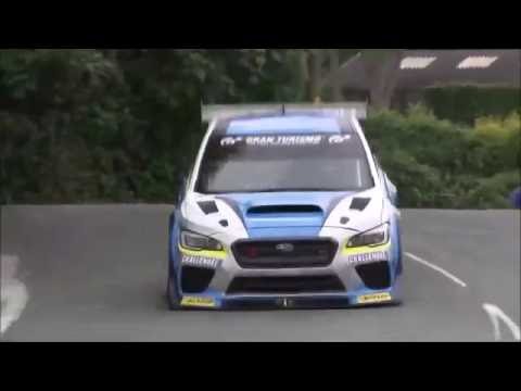 Subaru Isle of Man TT 2016 New Record by Mark Higgins - WRX STI destroys the streets