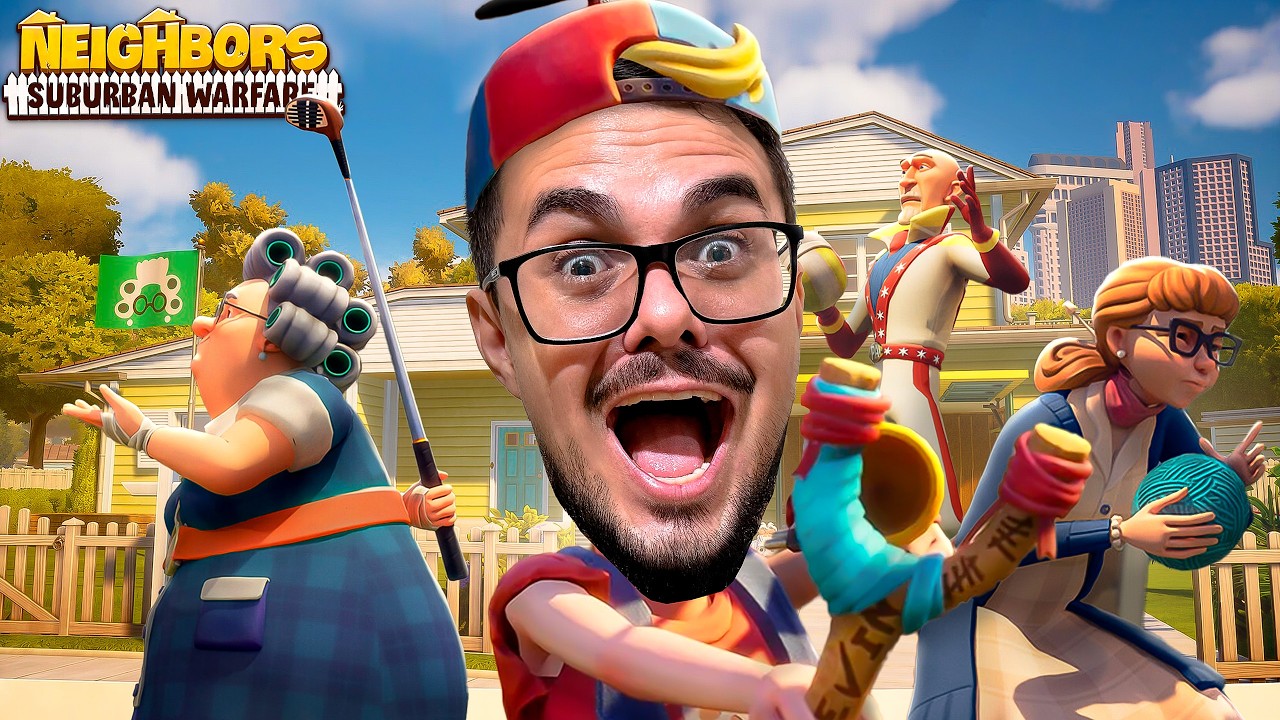 O JOGO DOS VIZINHOS AGORA É GRATÍS - NEIGHBORS: Suburban Warfare