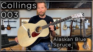 Video thumbnail for Collings 003 Alaskan Blue Spruce by Artisan Guitars