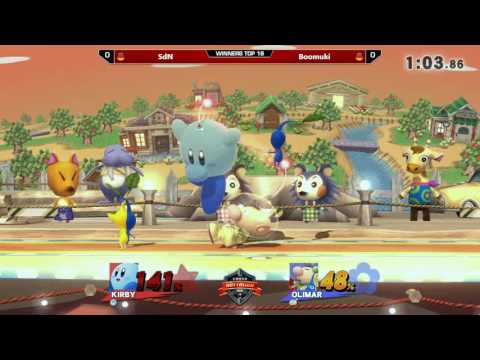 Battalion - SdN (Kirby) Vs. Boomuki (Olimar, Bayonetta) - Winners Top 16 - Smash 4