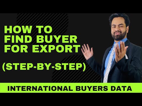 , title : 'How to find BUYERS for Export  | International Buyers Data For Export Import Business (Step-By-Step)'