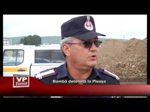 BOMBĂ DETONATĂ LA BUCOV
