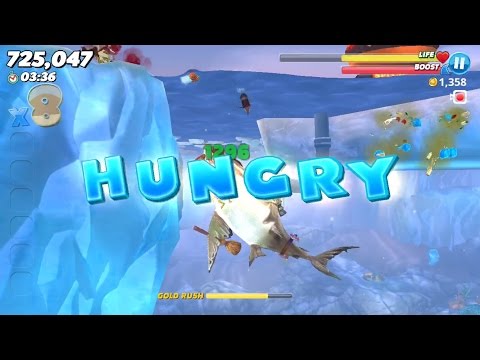 H-U-N-G-R-Y Letters Completed (Live Event) - Megalodon - Hungry Shark World