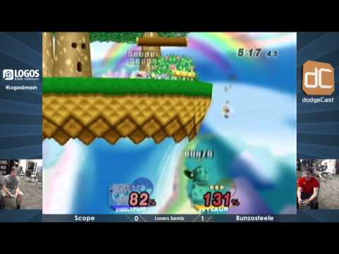 Bunzosteele (Ivysaur) vs. Scope (Jigglypuff) - Logos Project M Tournament - Loser's Semis