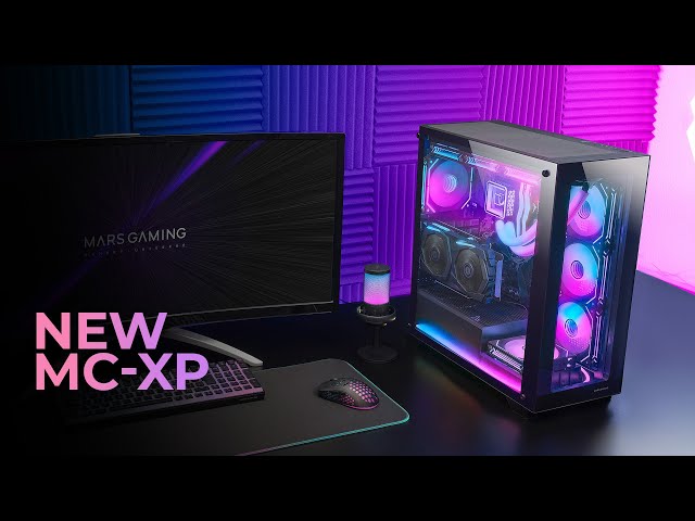 Mars Gaming MC-XP Torre Custom Duplo Vidro Temperado USB 3.0 Preta video