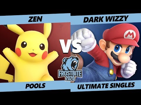 Frostbite 2020 SSBU Pools - Zen (Pikachu) Vs. MVG | Dark Wizzy (Mario) Smash Ultimate Singles