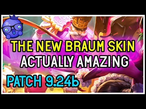New Braum Skin OP? Sugar Rush Braum - League of Legends
