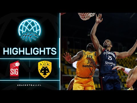 SIG Strasbourg v AEK - Highlights | Basketball Champions League 2020/21