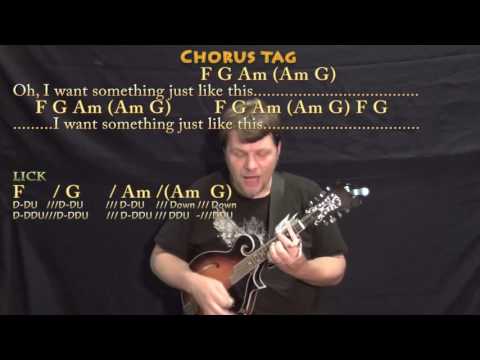 Something Just Like This (The Chainsmokers) Mandolin Cover Lesson with Chords/Lyrics