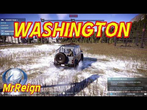 Jurassic World Evolution 2 - Mission #2 Washington State Playthrough