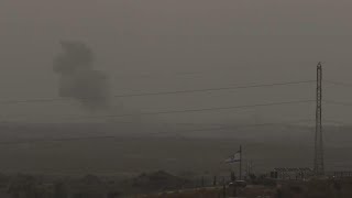 Black smoke billows over Gaza Strip as efforts to broker cease-fire continue