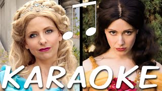 CINDERELLA vs BELLE Karaoke (Princess Rap Battle) Instrumental Sing-along