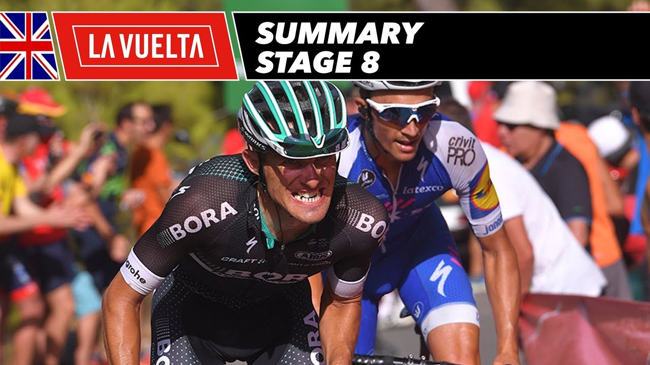 Summary - Stage 8 - La Vuelta 2017 - YouTube