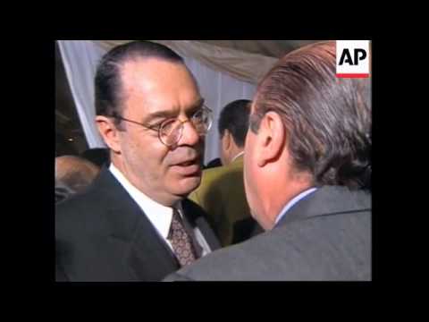ARGENTINA: PRESIDENT CARLOS MENEM DEFENDS HIS ECONOMIC RECORD