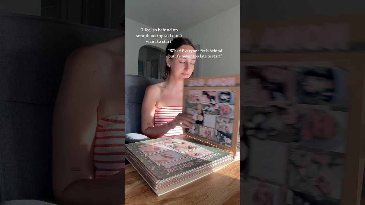 It’s never too late to start🤍 #scrapbook #scrapbooking #scrapbookingideas