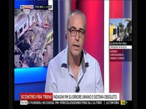 Disatro ferroviario in Puglia: intervista SkyTg24 ad Andrea Pelle 14.07.2016