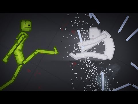 Melons Fight with People COMPILATION In People Playground