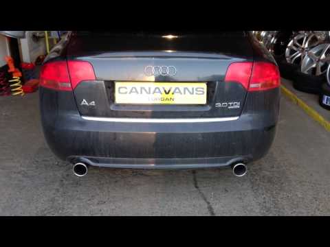 Audi A4 3.0 V6 tdi Stainless Steel Sports Exhaust.
