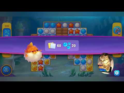 Fishdom 2022, no Boosters,  536   level  -  прохождение без бустеров,  536  уровень.