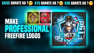 HOW TO MAKE PROFESSIONAL FREE FIRE LOGOS🔥 | FREE FIRE LOGO TUTORIAL | FREE FIRE EDITING ON ANDROID