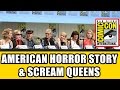 American Horror Story Hotel Scream Queens Comic Con Panel