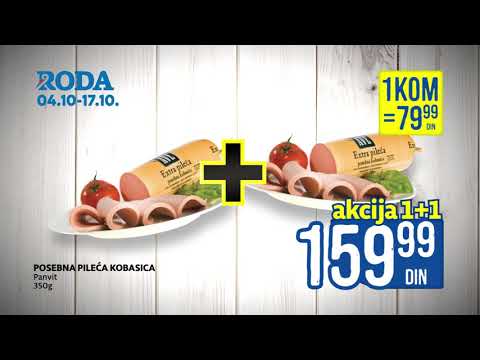 Roda I Akcija 1+1 4.10 - 17.10.2018.