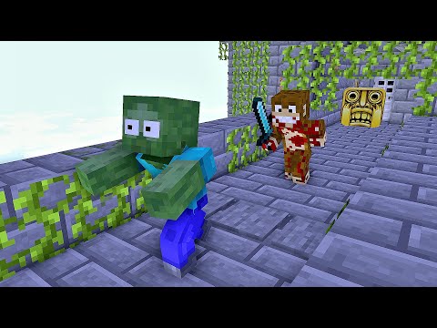 Monster School : Minecraft monster play temple run - Minecraft Animation