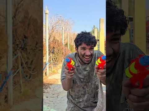 Poor poor boy was made fun of for playing with a wooden gun 😔🥺😢