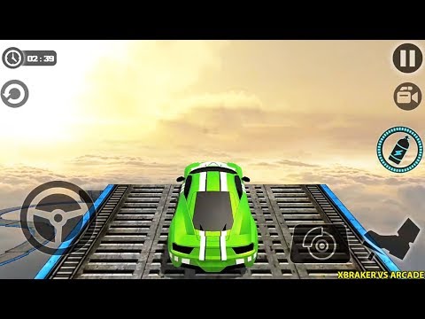 Impossible Car Tracks 3D: Green Car Driving Simulator Stages 6,7,8 & 9 Competed - Android GamePlay