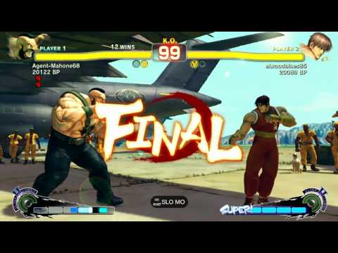 SSF4 Recording Request: Agent-Mahone68 (Zangief) vs elwoodblues85 (Guy)
