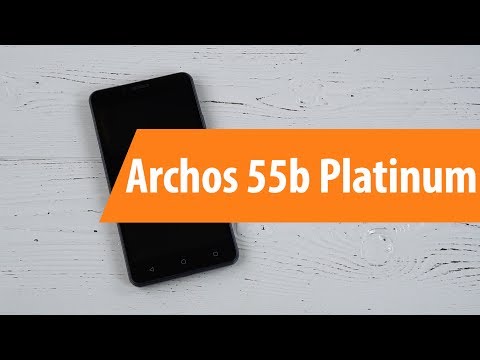 Распаковка Archos 55b Platinum / Unboxing Archos 55b Platinum