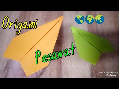Cara membuat origami pesawat sederhana