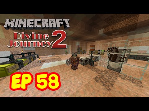 WE FINALLY MANAGED TO CREATE CRYSTALLINE BROWN SLIME INGOTS - Divine Journey 2 - Mod Series Ep 58