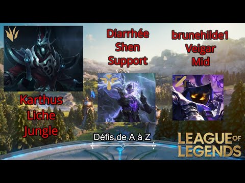 Karthus Jungle, Le Liche Avec brunehilde1 et Diarrhée | (Défis de A à Z) League of Legends