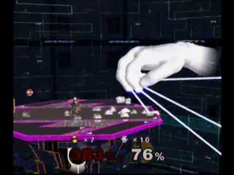 Play as Master Hand in SSBM without Action Replay + Game crash glitch