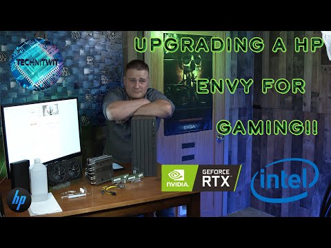 HP Envy TE01 Gaming Desktop, Intel i7-10700 8-Core, NVIDIA GeForce GTX 1650 4GB GDDR6, 16GB DDR4, 2TB M.2 SSD RJ-45, HDMI, DisplayPort, Wi-Fi 6, Bluetooth 5.2, Win11 Pro, COU 32GB USB video review thumbnail