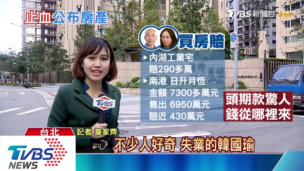 甩「炒房」標籤 韓國瑜公佈房產買賣明細