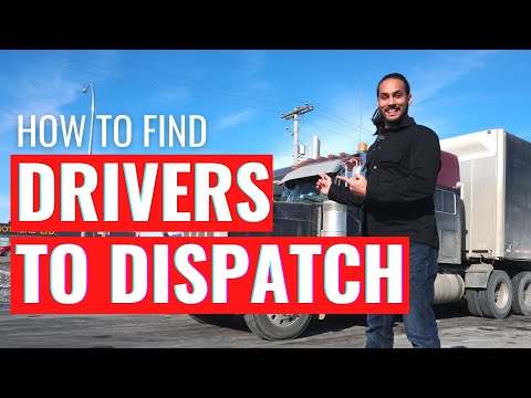 Part of a video titled How to Find Truck Drivers to Dispatch - YouTube