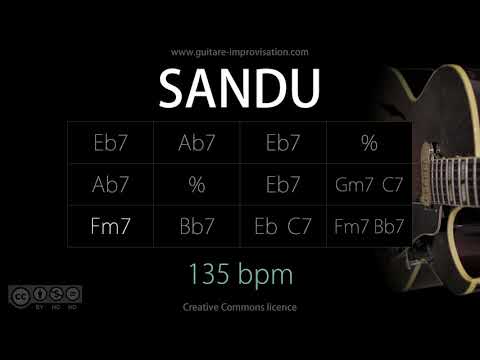 Sandu (Jazz/Swing feel) 135 bpm : Backing Track