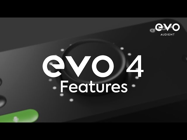 Video teaser for EVO 4 Audio Interface - The Features