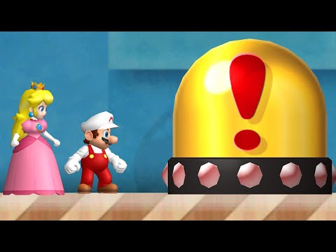 Newer Super Mario Bros. Wii - Walkthrough - 2 Player Co-Op #01