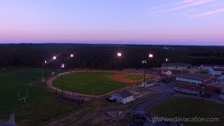 Cape Cod Baseball League players recite the famous "Field of Dreams" speech