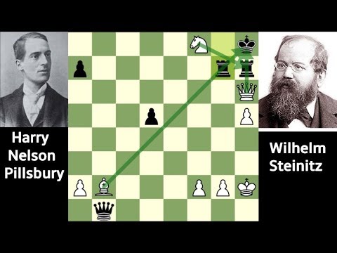 Wilhelm Steinitz  vs Harry Nelson Pillsbury  (1892) | Comentado