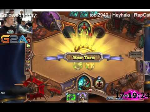 Hearthstone Tournament Bo3 vs Tessin legend rank!!!!