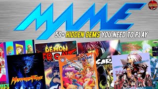 The Best Criminally Underrated MAME Games of all Time (Time Stamps) #mame #arcadegames #arcadegaming