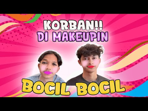 NIZAR DAN FAHRY DI MAKEUPIN BOCIL!!! MAS NIZAR CANTIK BANGET!